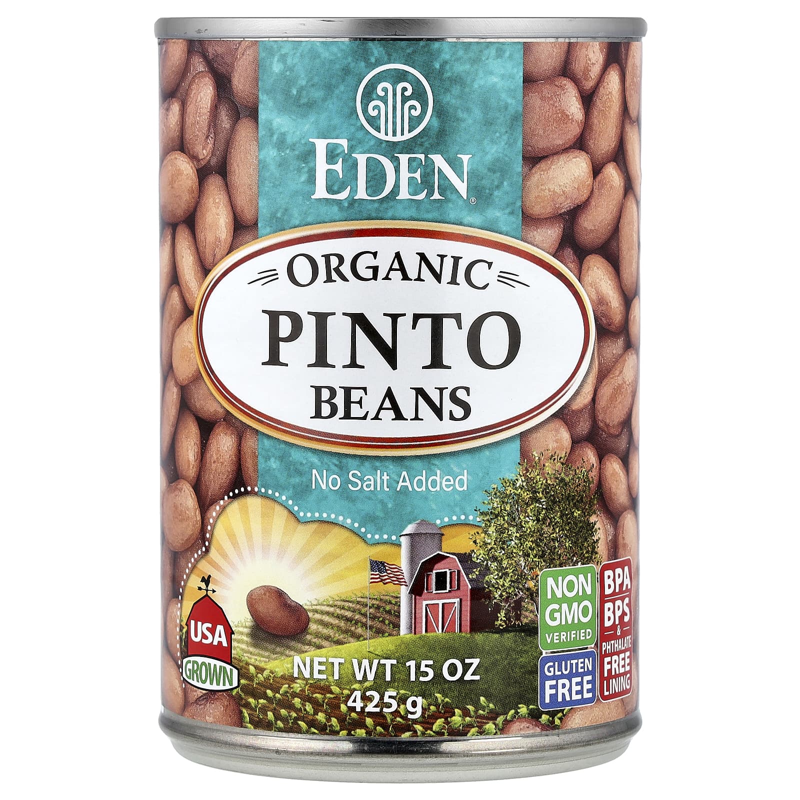 Eden Foods, органическая фасоль пинто, 425 г (15 унций)