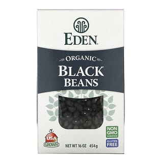 Eden Foods, Feijão preto orgânico, 16 oz (454 g)