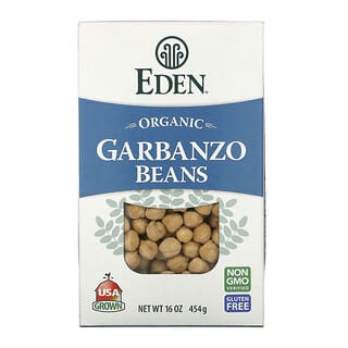 Eden Foods, Grão de bico orgânico, 16 oz (454 g)