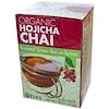 Organic, Hojicha Chai, Roasted Green Tea, with Spices, 16 Tea Bags, 1.52 oz (43.2 g)