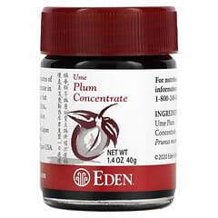 Eden Foods, Concentrado de ciruela ume, 1,4 oz (40 g)