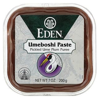 Eden Foods, Pasta de umeboshi, Puré de ciruela ume en escabeche, 200 g (7 oz)