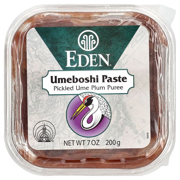 Eden Foods, Umeboshi Paste, Pickled Ume Plum Puree, 7 oz (200 g)