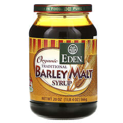 Eden Foods, オーガニックトラディショナル大麦麦芽シロップ、566g（20オンス）