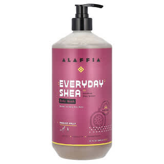 Alaffia, Everyday Shea, Body Wash, Passion Fruit, 32 fl oz (946 ml)