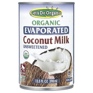 Edward & Sons, Let's Do Organic®, Leite de Coco Evaporado Orgânico, Sem Açúcar, 398 ml (13,5 fl oz)