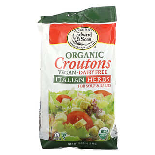 Edward & Sons, Organic Croutons, Italian Herbs, 5.25 oz (148 g)