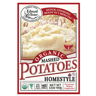 Edward & Sons, Organic Mashed Potatoes, Home Style, 3.5 oz (100 g)