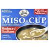 Edward & Sons, Miso-Cup® instantánea, Taza con contenido reducido de sodio, 4 sobres, 29 g (1 oz)
