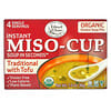 Instant Miso-Cup, Traditional with Tofu, 4 Single Servings, 1.3 oz (36 g)