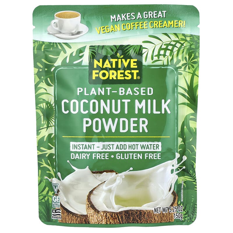 Native Forest®（ネイティブフォレスト）、プラントベース ココナッツミルク パウダー、150g（5.25オンス）