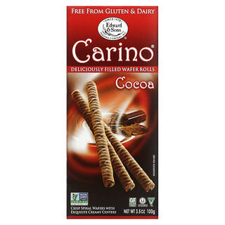 Edward & Sons, Carino Filled Wafer Rolls, Cocoa, 3.5 oz (100 g)