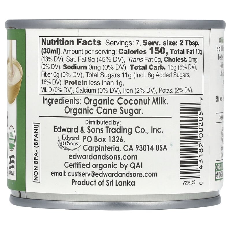 Let's Do Organic®, lapte de nucă de cocos condensat îndulcit