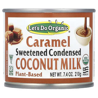 Edward & Sons, Let's Do Organic®, Leite de Coco Condensado Adoçado, Caramelo, 210 g (7,4 oz)