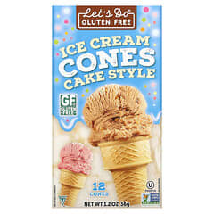 Edward & Sons, Conos de helado sin gluten, estilo pastel, 12 conos