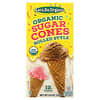 Let's Do Organic, Organic Sugar Cones, Rolled Style, 12 Cones