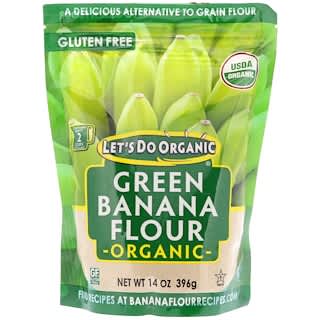 Edward & Sons, Let's Do Organic، دقيق الموز الأخضر العضوي، 14 أوقية (396 غرام)