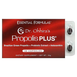 Dr. Ohhira's, Essential Formulas Inc., Propolis Plus, 30 Capsules