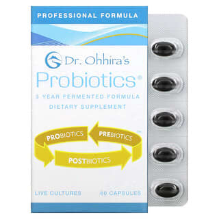 Dr. Ohhira's, Probióticos, Fórmula Profissional, 60 Cápsulas