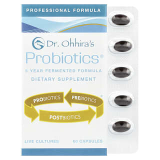Dr. Ohhira's, Probióticos, Fórmula Profissional, 60 Cápsulas