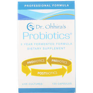 Dr. Ohhira's, Formule professionnelle de probiotiques, 120 capsules