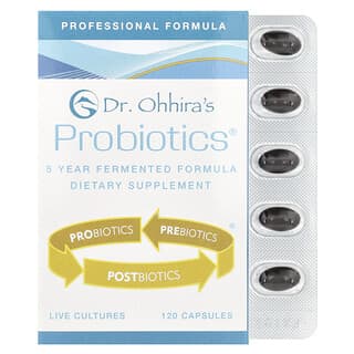 Dr. Ohhira's, Formule professionnelle de probiotiques, 120 capsules