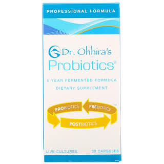 Dr. Ohhira's, تركيبة بروبيوتيك احترافية، 30 كبسولة