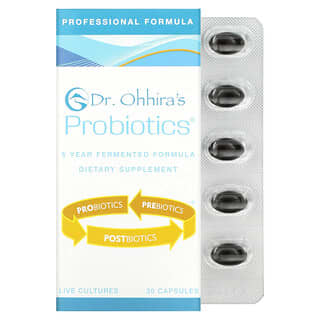 Dr. Ohhira's, Essential Formulas Inc., Probiotics สูตรจากผู้เชี่ยวชาญ บรรจุ 30 แคปซูล