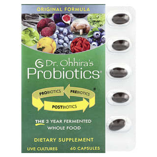 Dr. Ohhira's, Probióticos, Fórmula original, 60 cápsulas