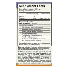 Dr. Ohhira's, Essential Formulas Inc., Essential Living Oils, 60 cápsulas
