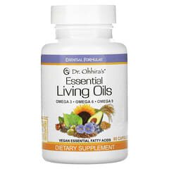 Dr. Ohhira's, Essential Formulas Inc., Essential Living Oils, 60 cápsulas