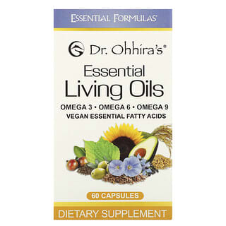 Dr. Ohhira's, Essential Formulas Inc., Essential Living Oils, 60 Capsules