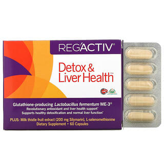 Dr. Ohhira's, Reg'Activ, Detox & Liver Health, детокс и здоровье печени, 60 капсул