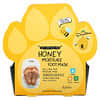 Honey Moisture Foot Mask, 5 Pairs, 0.68 fl oz (20 ml) Each