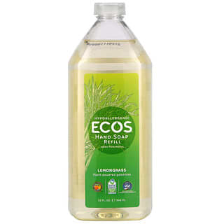 Earth Friendly Products, Ecos ، صابون اليدين ، عشب الليمون ، 32 أونصة سائلة (946 مل)