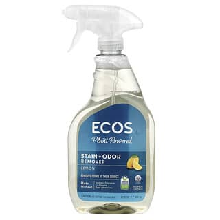 Earth Friendly Products, Ecos®, Quitamanchas y quitamanchas de origen vegetal, Limón, 650 ml (22 oz. líq.)