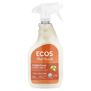 Earth Friendly Products, Mobilya Temizleyici + Cila, Zeytinyağı ve Narenciye, 22 fl oz (650 ml)