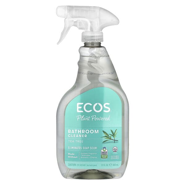 Earth Friendly Products, Ecos®, roślinny środek do mycia łazienek, drzewo herbaciane, 650 ml