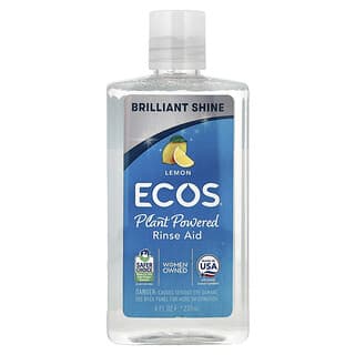 Earth Friendly Products, Ecos®, À base de plantes, Agent de rinçage, Citron, 237 ml