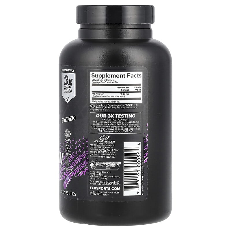 Kre-Alkalyn®（クレアルカリン）EFX、120粒