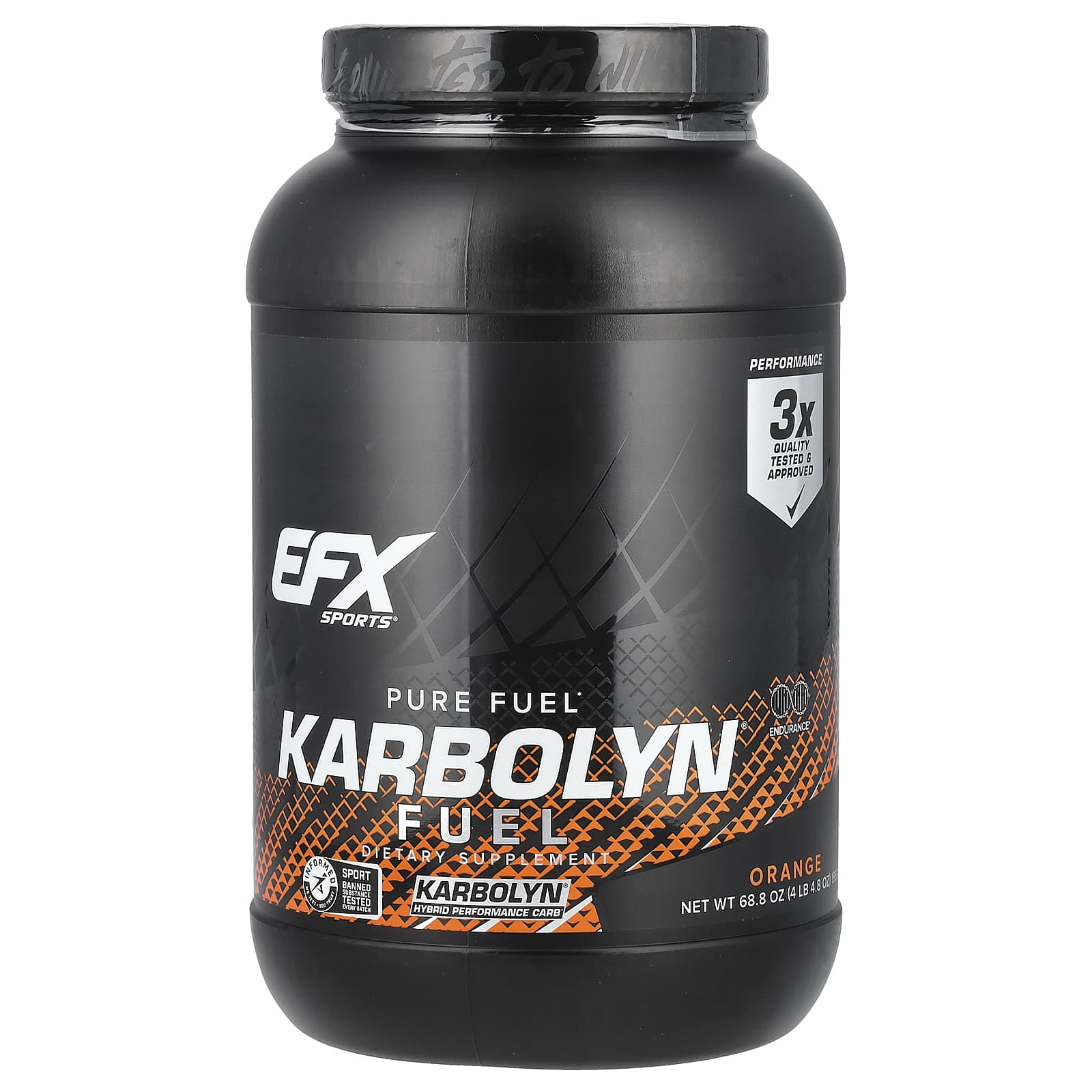 Karbolyn® Yakıt, Turuncu, 4 lb 4,8 oz (1.950 g)