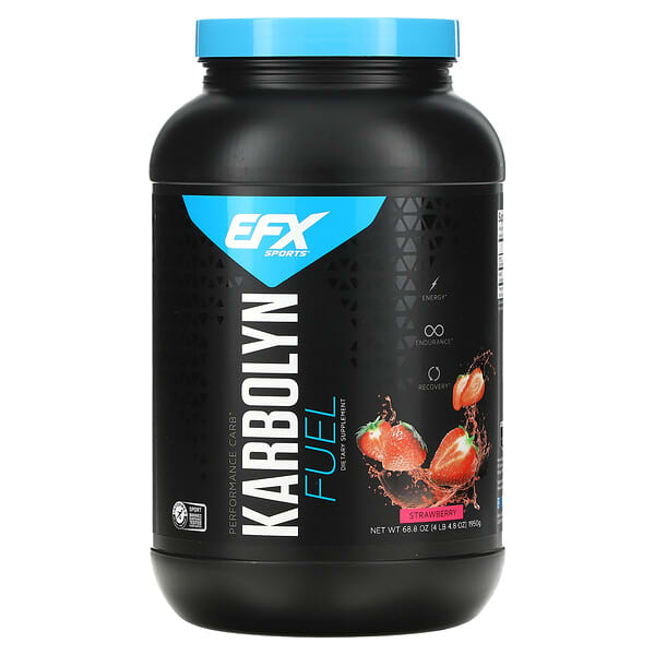 EFX Sports‏, Karbolyn Fuel، نكهة الفراولة،68.8 أونصة (1,950 جم)