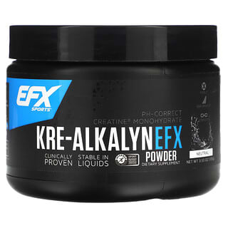 EFX Sports, Kre-Alkalyn EFX粉，中性口味，100克