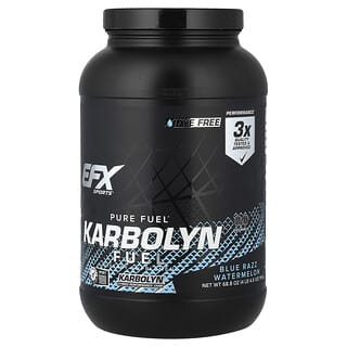 EFX Sports, Pure Fuel, Karbolyn Fuel®, Blue Razz Watermelon, 4 lb 4.8 oz (1,950 g)