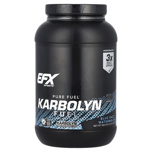 EFX Sports, Karbolyn Fuel, Blue Razz Watermelon, 68.8 oz (1,950 g)