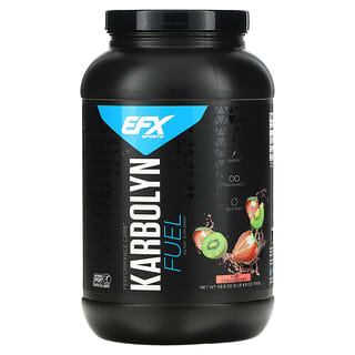 EFX Sports, Karbolyn補充能量，草莓獼猴桃，68.8盎司（1950克）