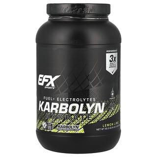 EFX Sports, Karbolyn Hydrate, лимон і лайм, 1856 г (4 фунти 1,5 унції)