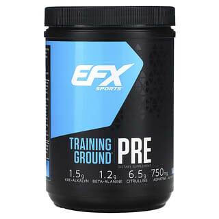 EFX Sports, トレーニンググラウンド、PRE、ブルーベリー、17.64オンス (500 g)