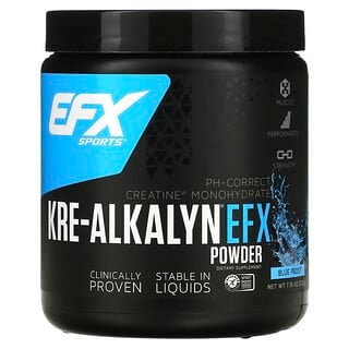 EFX Sports, Kre-Alkalyn EFX 粉，藍霜，7.76 盎司（220 克）