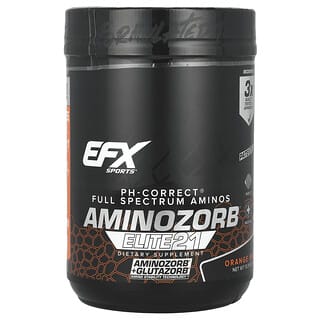 EFX Sports, AminoZorb® Elite 21 氨基酸，橙子激爽味，13.76 盎司（390 克）